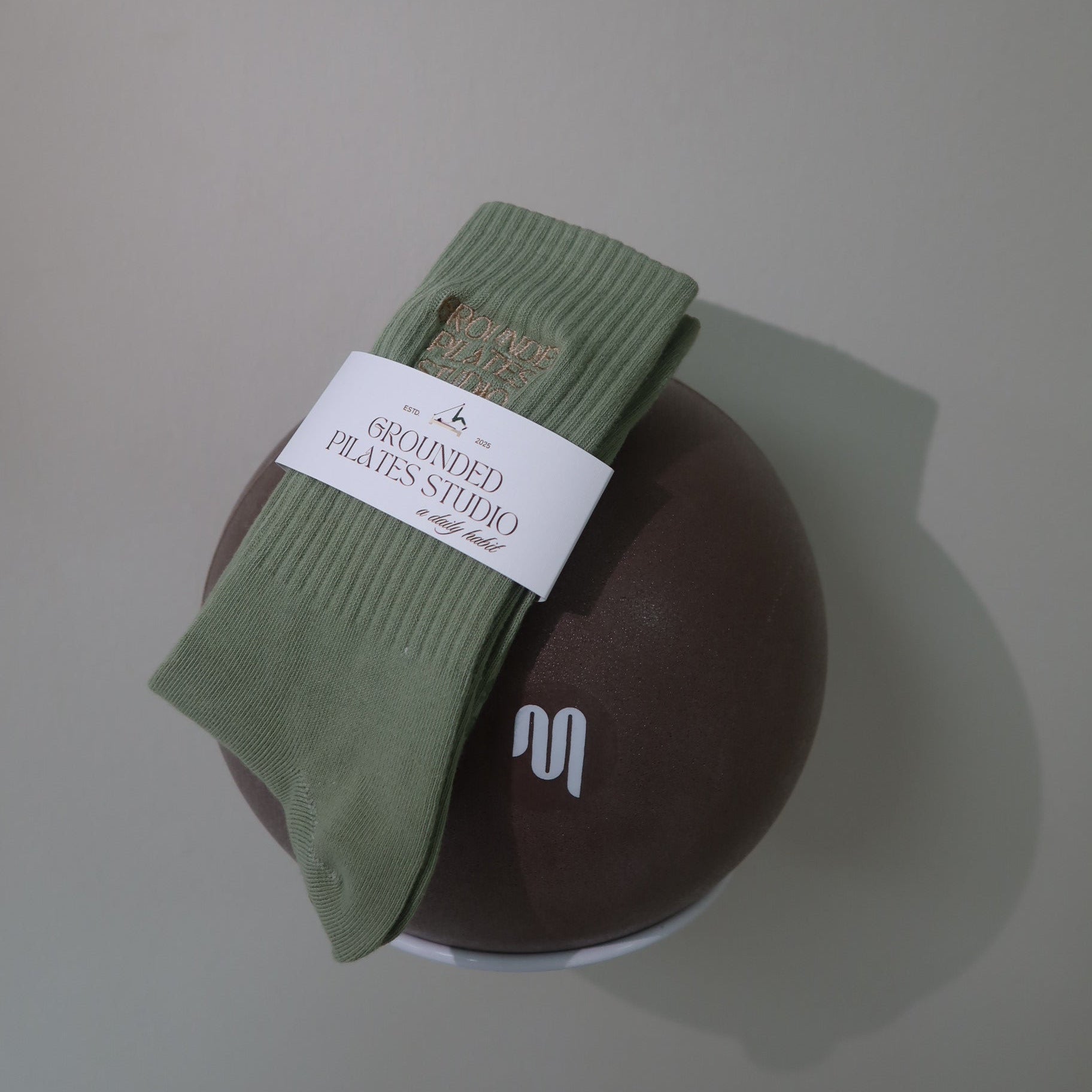 Grounded Grip Socks - Green Crew socks