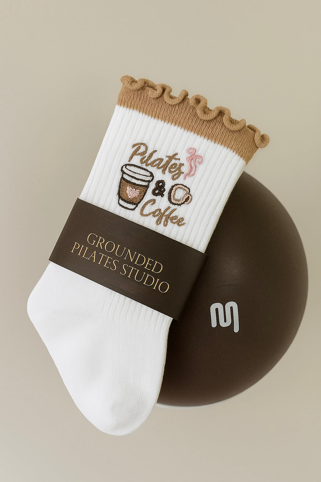 Grounded Grip Socks - Pilates & Coffee