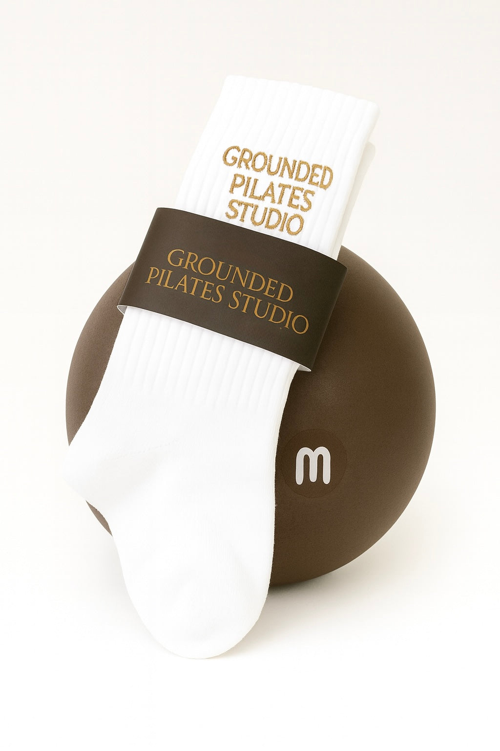 Grounded Grip Socks - White