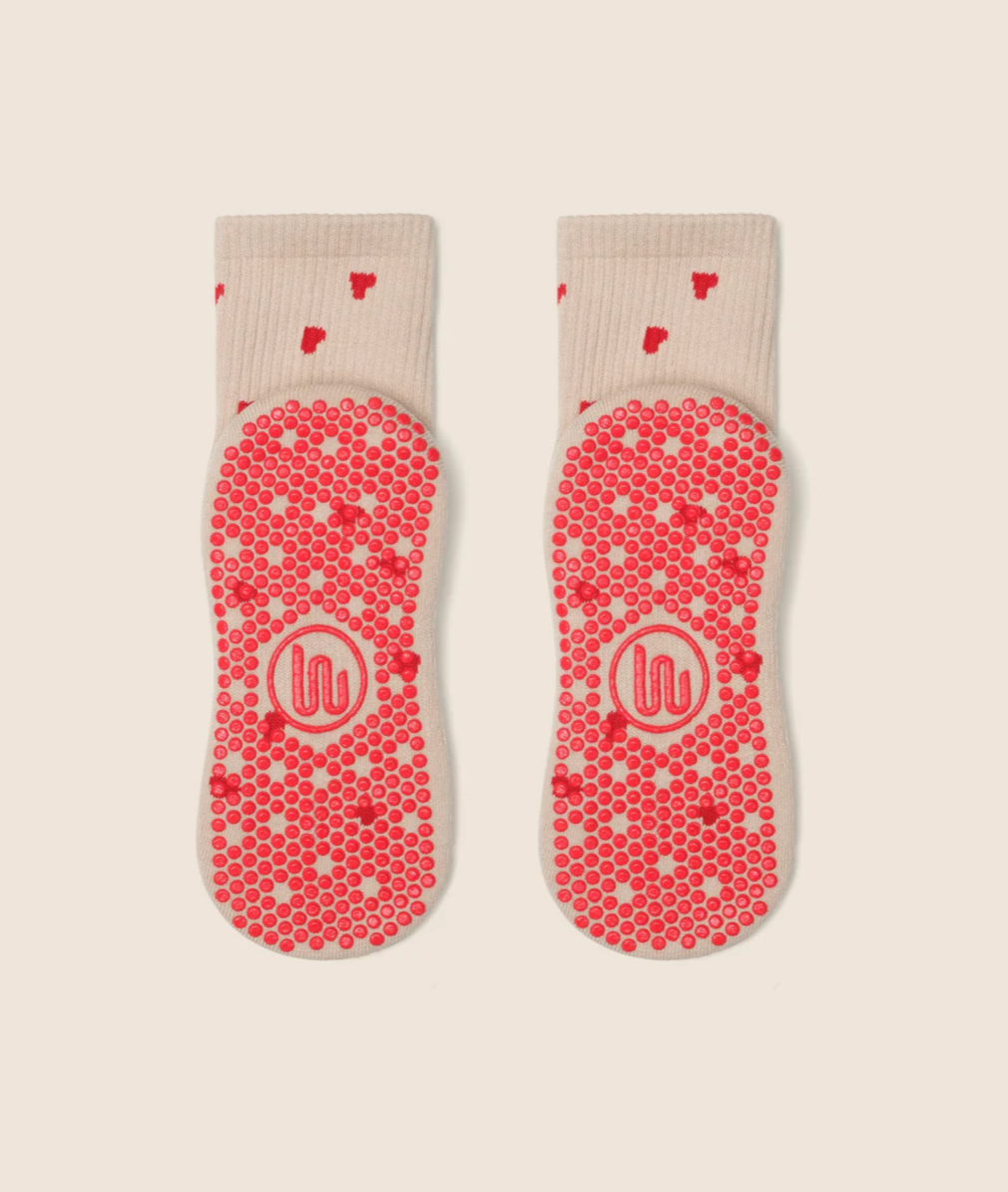 MoveActive Grip Socks - Love Me