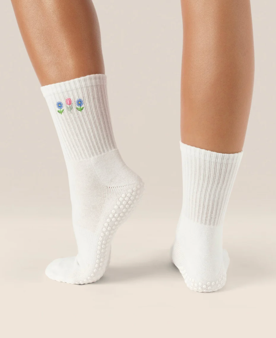 MoveActive Grip socks - Meadow Bloom