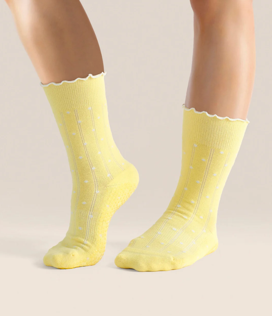 MoveActive Grip socks - Buttercream Spots