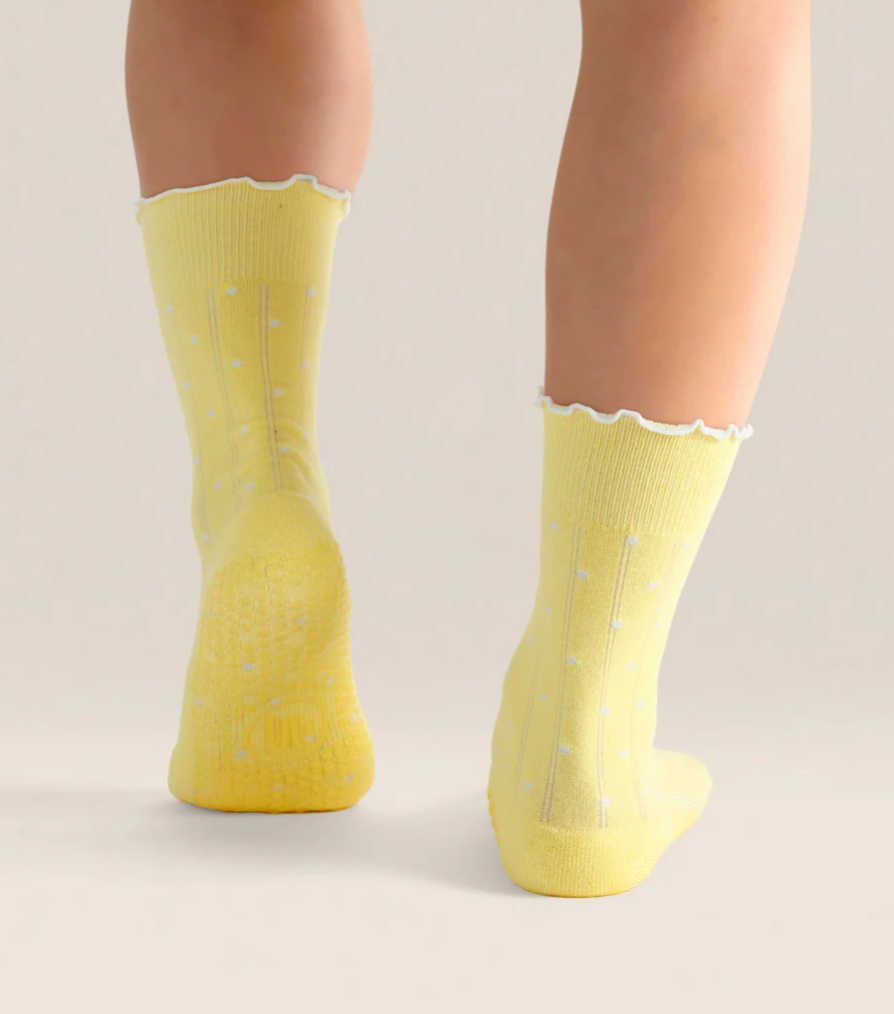 MoveActive Grip socks - Buttercream Spots