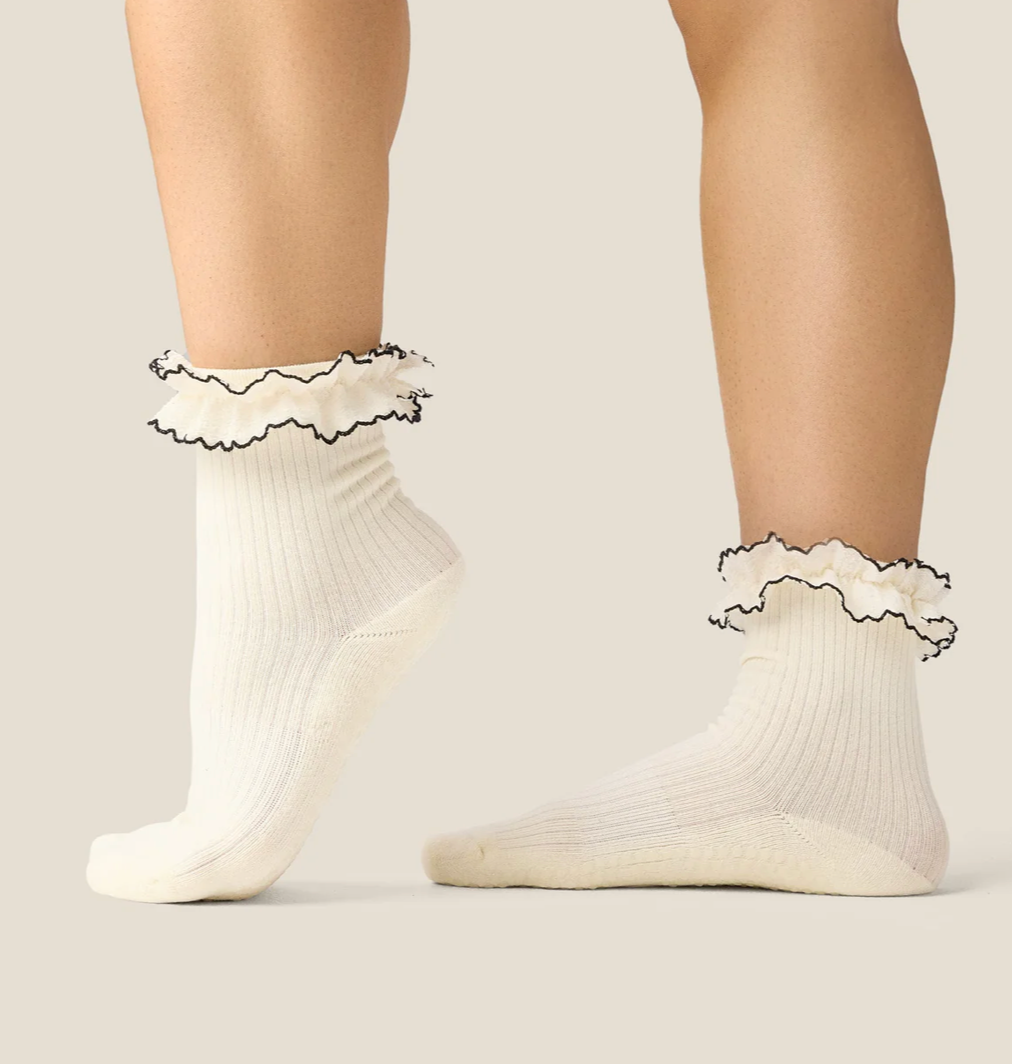 MoveActive Grip Socks - Ruffle Fleur